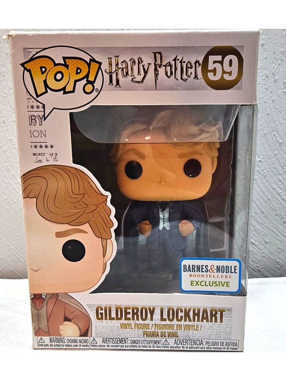 Funko Pop Harry Potter Gilderoy Lockhart #59 B&N Exclusive Blue Suit 2018